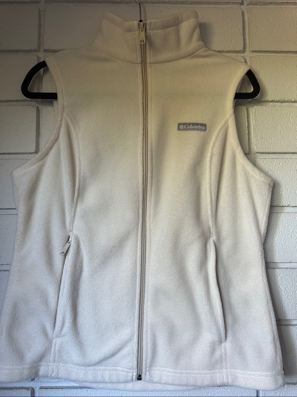 Columbia Women’s Cream Full-Zip Fleece Vest